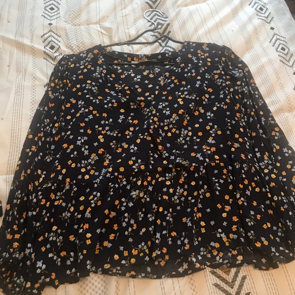 Loft peplum top
